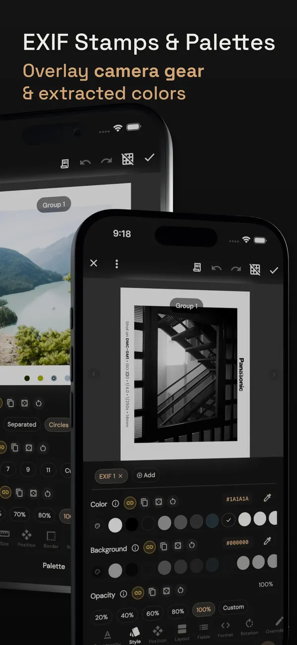 BatchPad &mdash; EXIF Stamps & Palettes