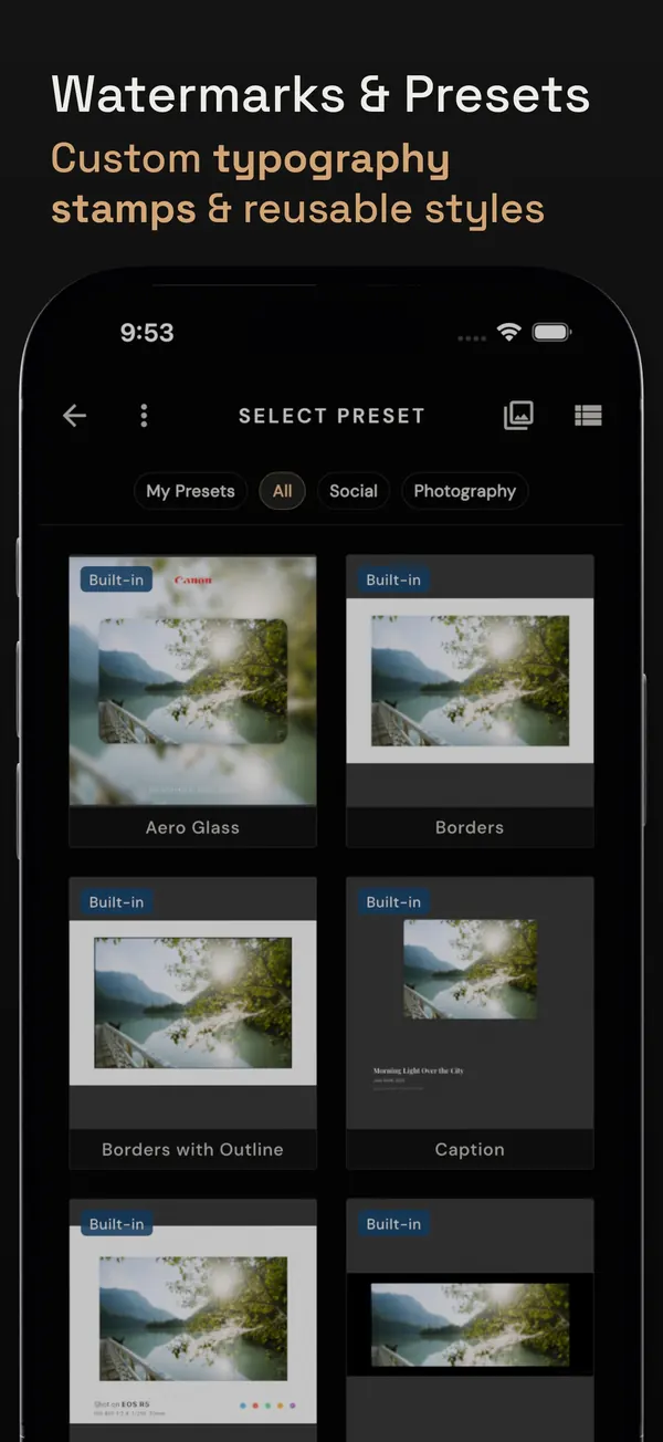 BatchPad &mdash; Watermarks & Presets
